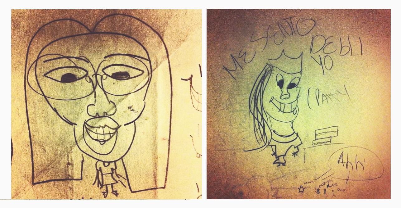 child drawings by pea