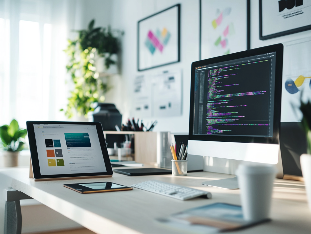web designer web dev workspace